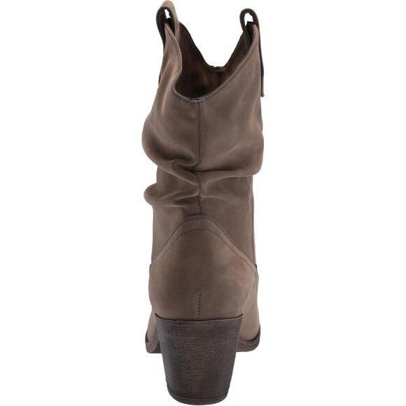 🆕Rocket Dog Women’s Brown Fabric Sheriff Modern Ankle Boot with Pull-Up Tabs - Picture 3 of 7